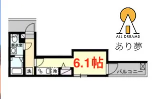 ベイルーム西横濱I【1階】の間取り