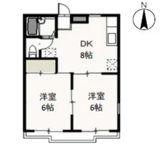 ラヴィアンローズ【2階】の間取り