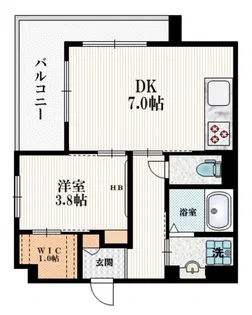 グランドゥール ソレイユ 浦和【3階】の間取り