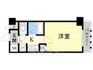 リーガル新大阪3【5階】の間取り