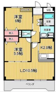 愛知県名古屋市緑区水広2【マンション】の間取り