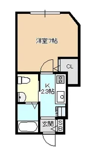 ヴィラグレイス【1階】の間取り