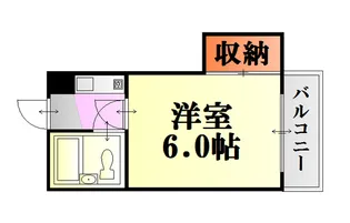 ライブコープ大州【4階】の間取り