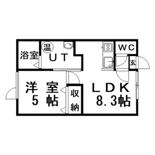キュアハイツ【2階】の間取り