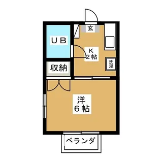 コーポキシノ【2階】の間取り