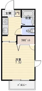 メゾンドピリアー【1階】の間取り