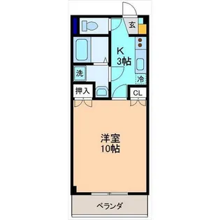 ドリーム幸【3階】の間取り