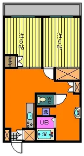 サンライズ東郷I【2階】の間取り