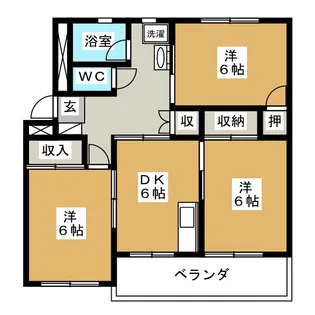 コーポたんのI【2階】の間取り