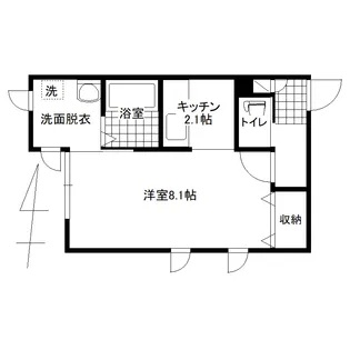エレーヴ大学前【2階】の間取り