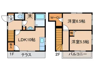 神奈川県川崎市高津区千年【一戸建】の間取り
