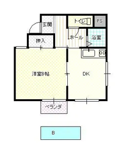 山形県山形市若葉町【アパート】の間取り