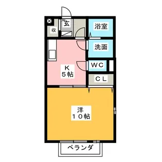 サンベルテ【1階】の間取り
