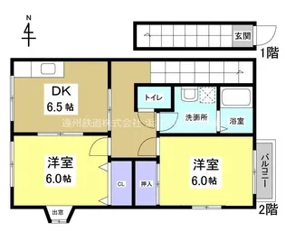 ハイステージブロスA【2階】の間取り