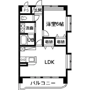 マンションエスポワール【3階】の間取り