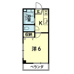 大江サンハイツ【3階】の間取り