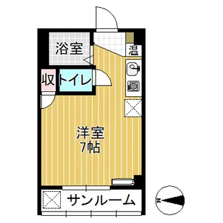 ラポールいわき【1階】の間取り
