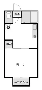 サンハイツ竹中I【2階】の間取り