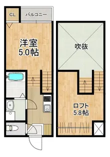 MODERN PALAZZO 諫早BRILLER【2階】の間取り