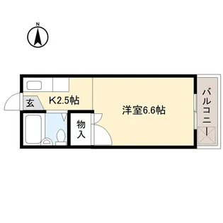 シティコーポ・アマガサ【2階】の間取り