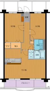 愛知県名古屋市千種区城山町1【マンション】の間取り