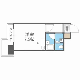 ノースビレッジ本江【7階】の間取り