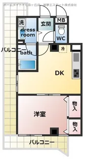 ラ・フォンテ【6階】の間取り