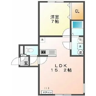 Mハイツ宮の森8【1階】の間取り