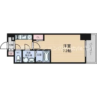 エスリードレジデンス大阪谷町ザ・マークス【2階】の間取り