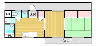 とき和コーポB棟【2階】の間取り