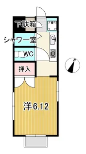 フォレ井口【1階】の間取り
