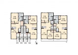 le bois(ルボワ)あかね台C【2階】の間取り