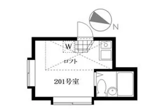 ドルチェ十条【2階】の間取り