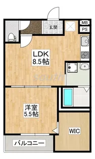 フジパレス百舌鳥駅南III番館【1階】の間取り