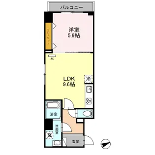 ソラシエスタ【6階】の間取り