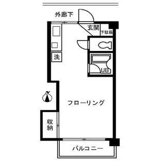 アパルトマンKAI【2階】の間取り