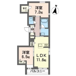 グラン浦和【2階】の間取り