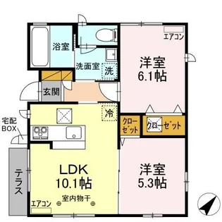 千葉県流山市鰭ケ崎【一戸建】の間取り