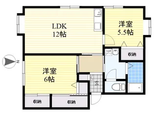 ヴィヴレ三久保田 A~F棟【1階】の間取り