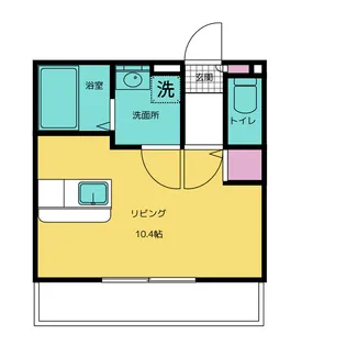 東京都江戸川区西一之江1【アパート】の間取り