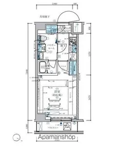 メインステージ板橋志村III【1階】の間取り