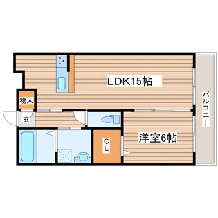 High Ace 桜坂【1階】の間取り