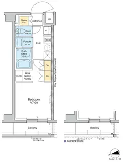RESIDENCE KOENJI【3階】の間取り