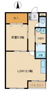 ARTE CORE【3階】の間取り