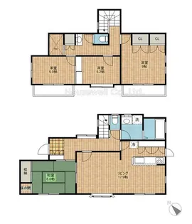 埼玉県さいたま市見沼区大字南中丸【一戸建】の間取り
