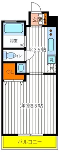 東京都立川市曙町1【マンション】の間取り