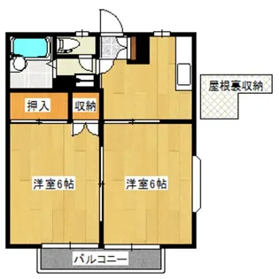 アザレアハイム【2階】の間取り