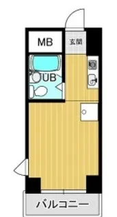 ブルースカイ代々木上原【3階】の間取り
