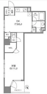 1LDKの間取り画像