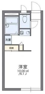レオパレス菊【1階】の間取り